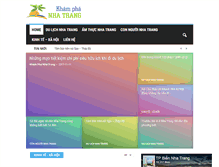 Tablet Screenshot of khamphanhatrang.com